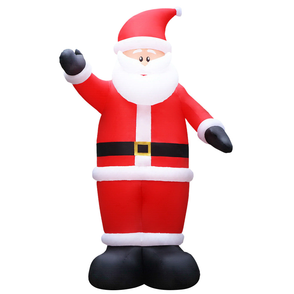 Jingle Jollys Christmas Inflatable Santa 5M Illuminated Decorations - ShopFrenzy