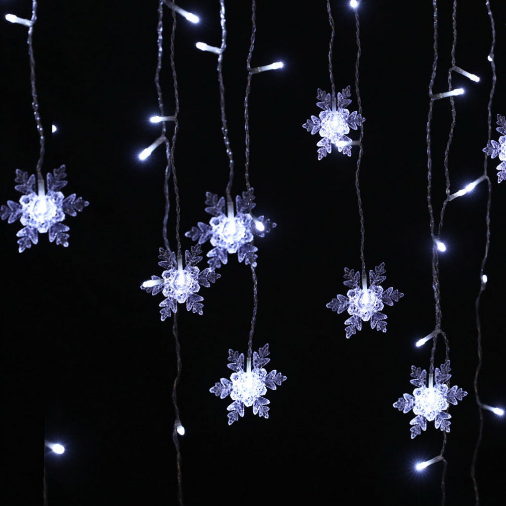 160 LED 6M Christmas Lights Icicle Light Solar Cold Jingle Jollys - ShopFrenzy