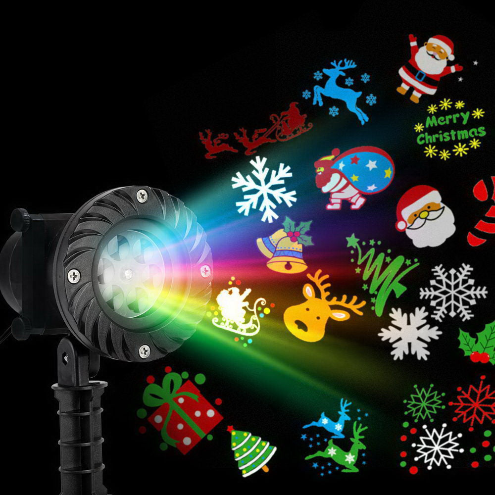 1X Projector Light Christmas Lights Laser Outdoor Decorations Jingle Jollys - ShopFrenzy