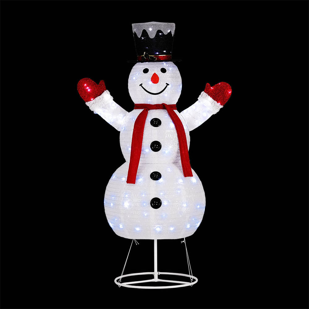 1.7M Christmas Lights 200 LED Fairy Light Snowman Decorations Jingle Jollys - ShopFrenzy