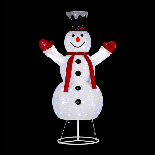 1.7M Christmas Lights 200 LED Fairy Light Snowman Decorations Jingle Jollys - ShopFrenzy