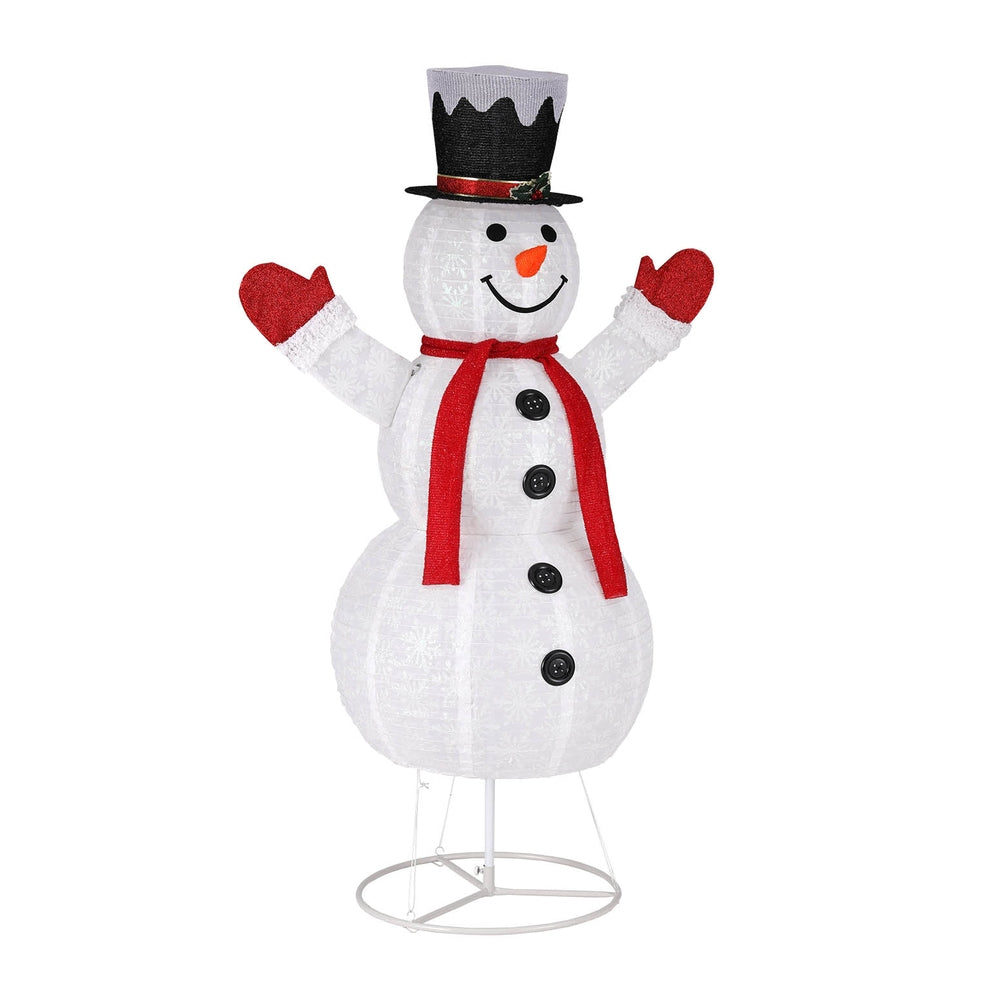 1.7M Christmas Lights 200 LED Fairy Light Snowman Decorations Jingle Jollys - ShopFrenzy