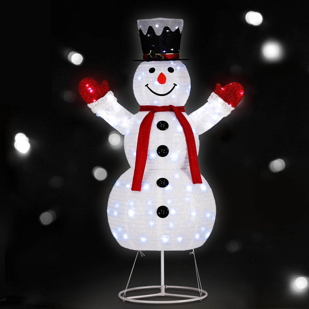 1.7M Christmas Lights 200 LED Fairy Light Snowman Decorations Jingle Jollys - ShopFrenzy