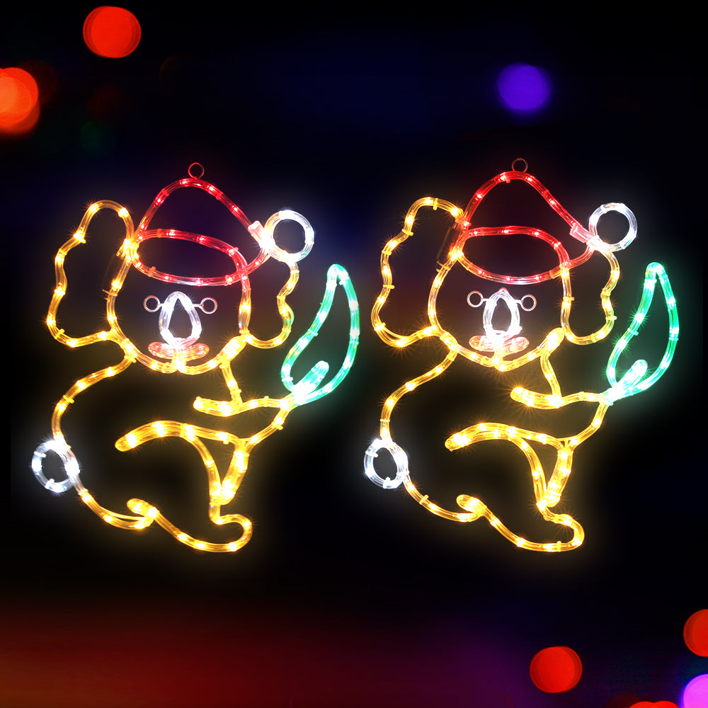 0.48M Christmas Lights Motif 216 LED Rope Light Outdoor Decoration Jingle Jollys - ShopFrenzy