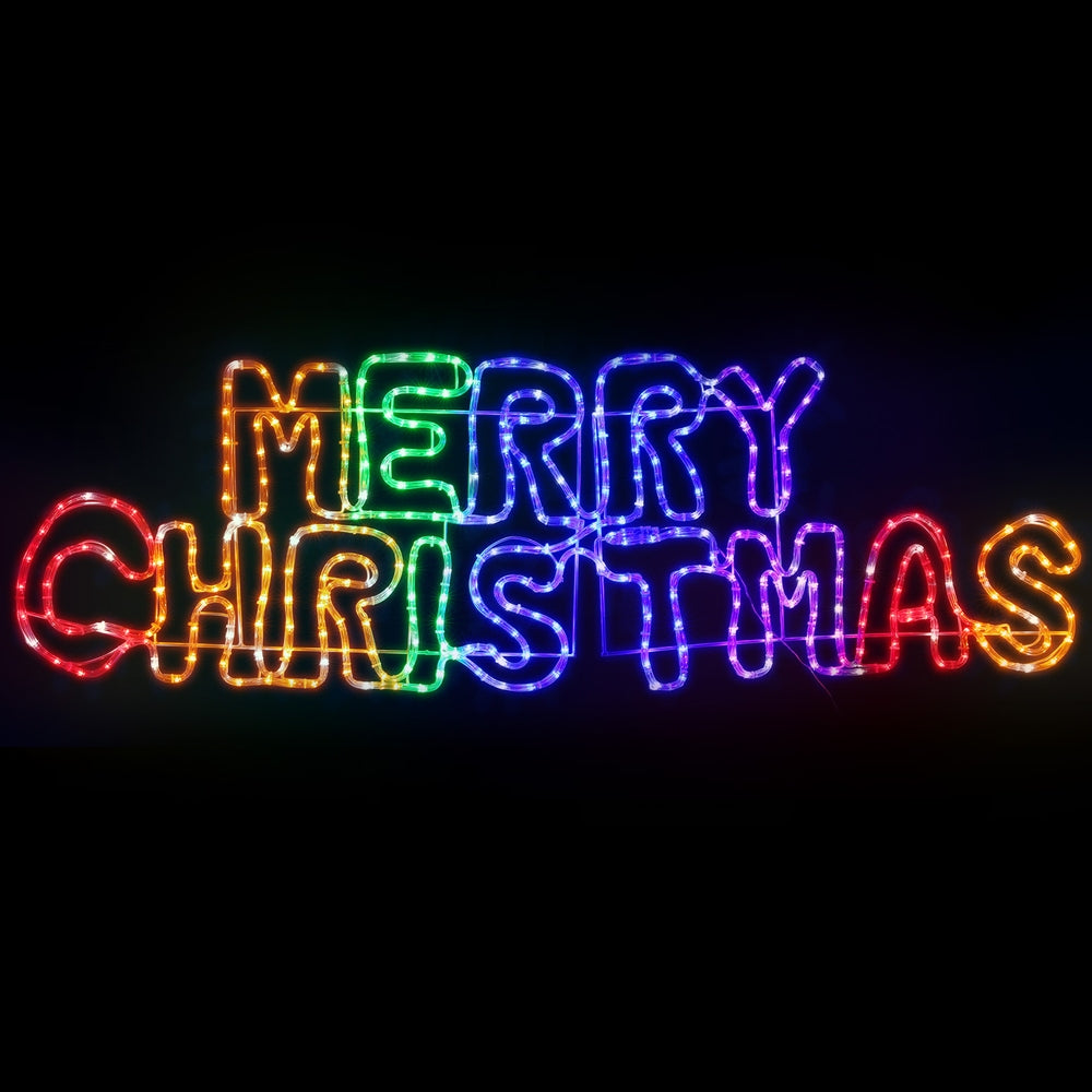 1.6M Christmas Lights Motif 360 LED Rope Light Outdoor Decoration Jingle Jollys - ShopFrenzy