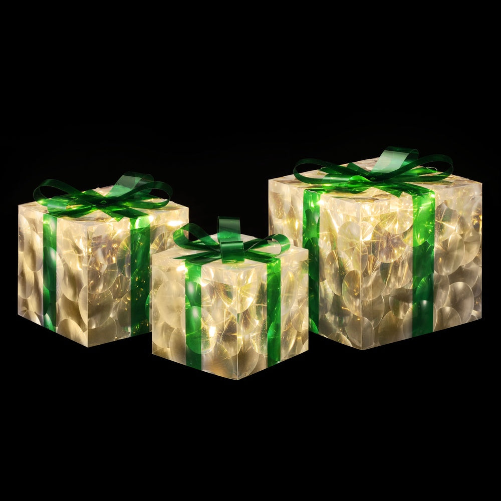 3 PCS Christmas Lights 70 LED Fairy Light Gift Box Jingle Jollys - ShopFrenzy