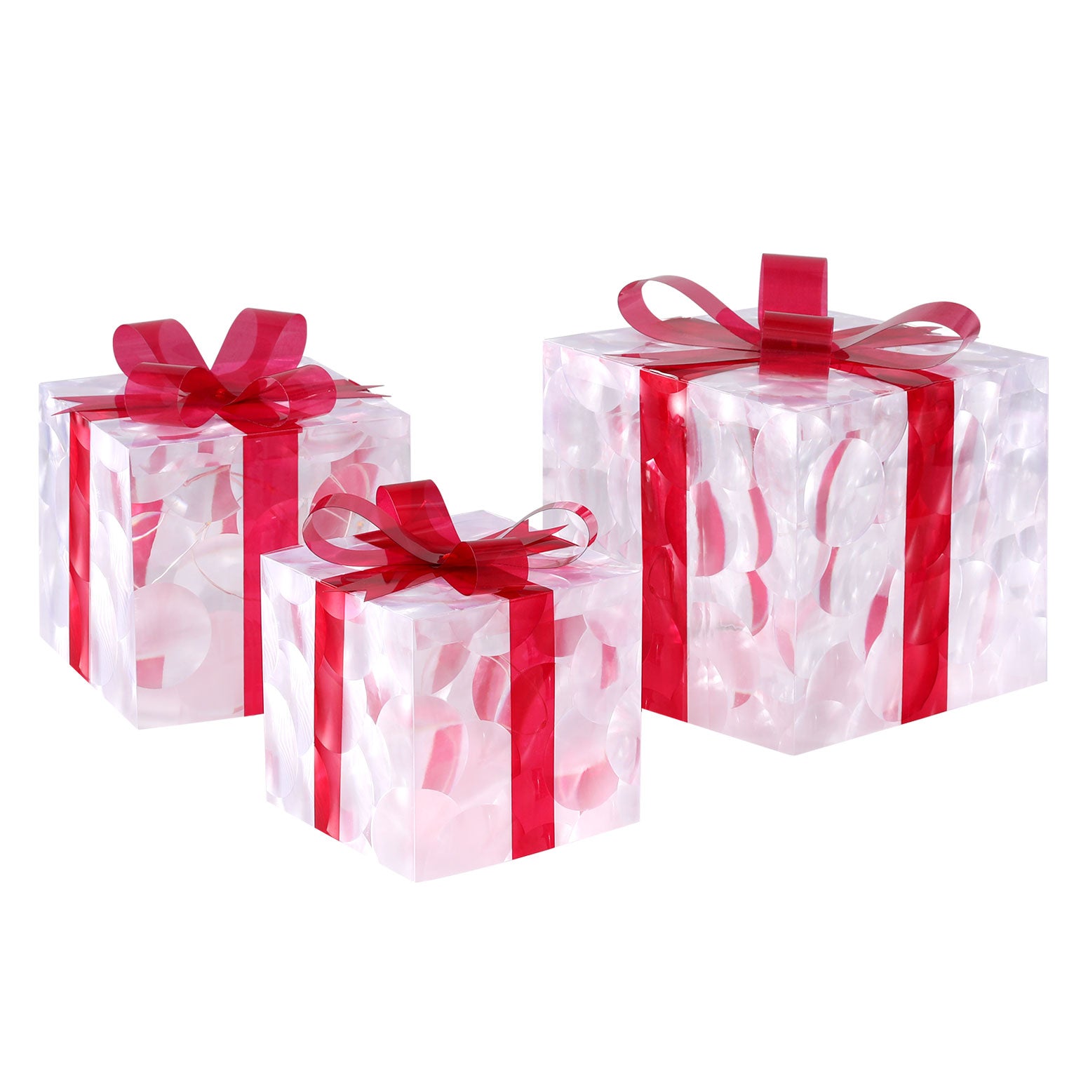 3 PCS Christmas Lights 70 LED Fairy Light Gift Box Jingle Jollys - ShopFrenzy