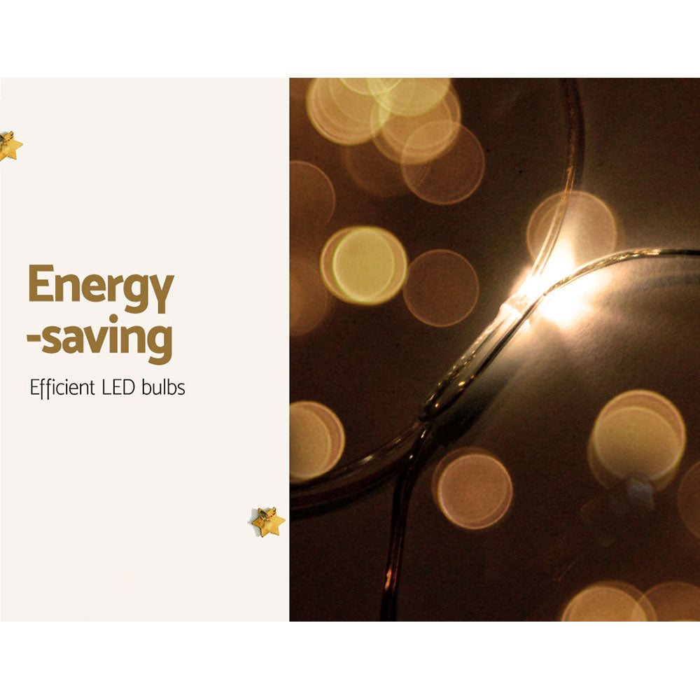 1000 LED Christmas Lights 4mx6m Net String Light Warm White Jingle Jollys - ShopFrenzy