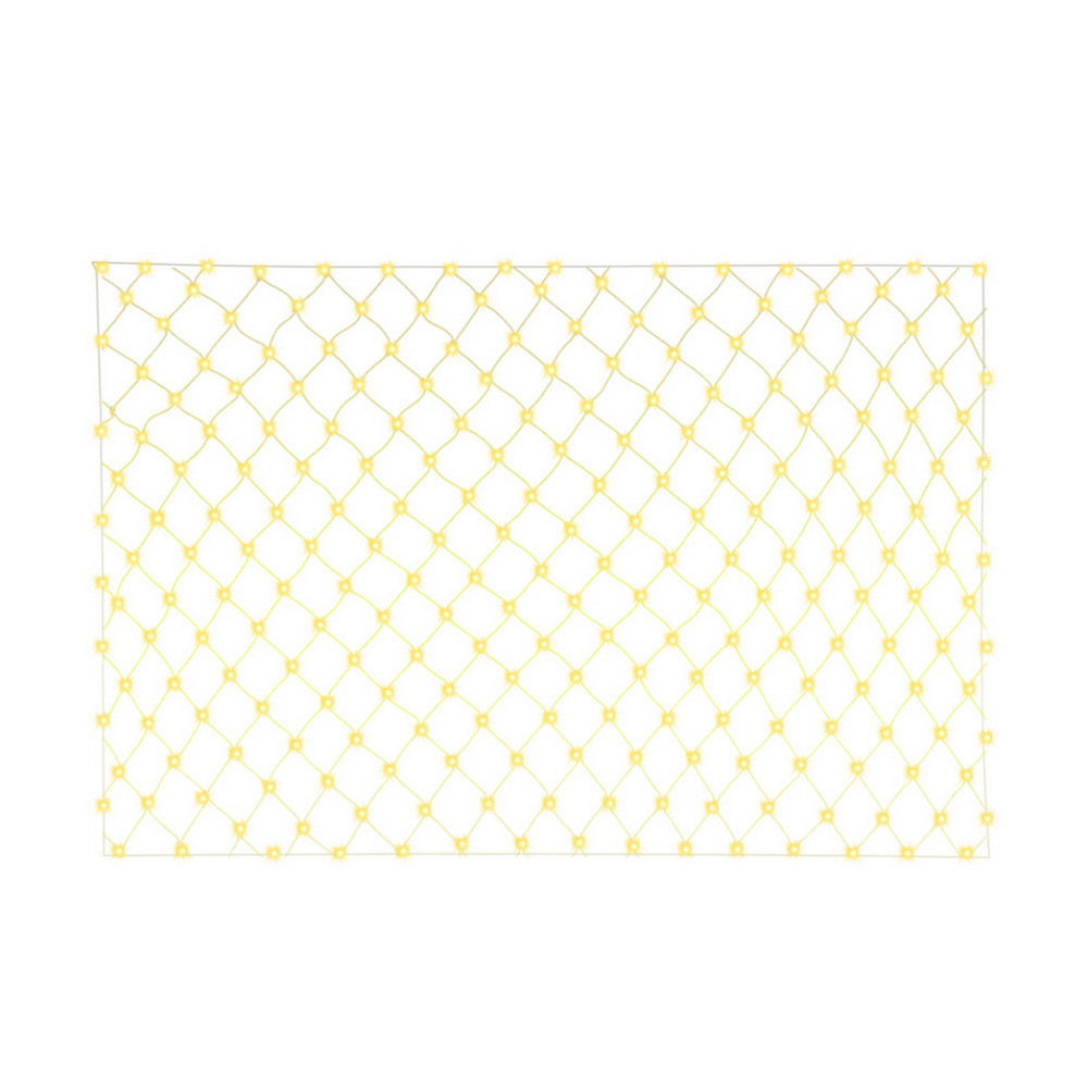 2Mx3M Christmas Lights Net String Light Decorations Warm 504 LED Jingle Jollys - ShopFrenzy