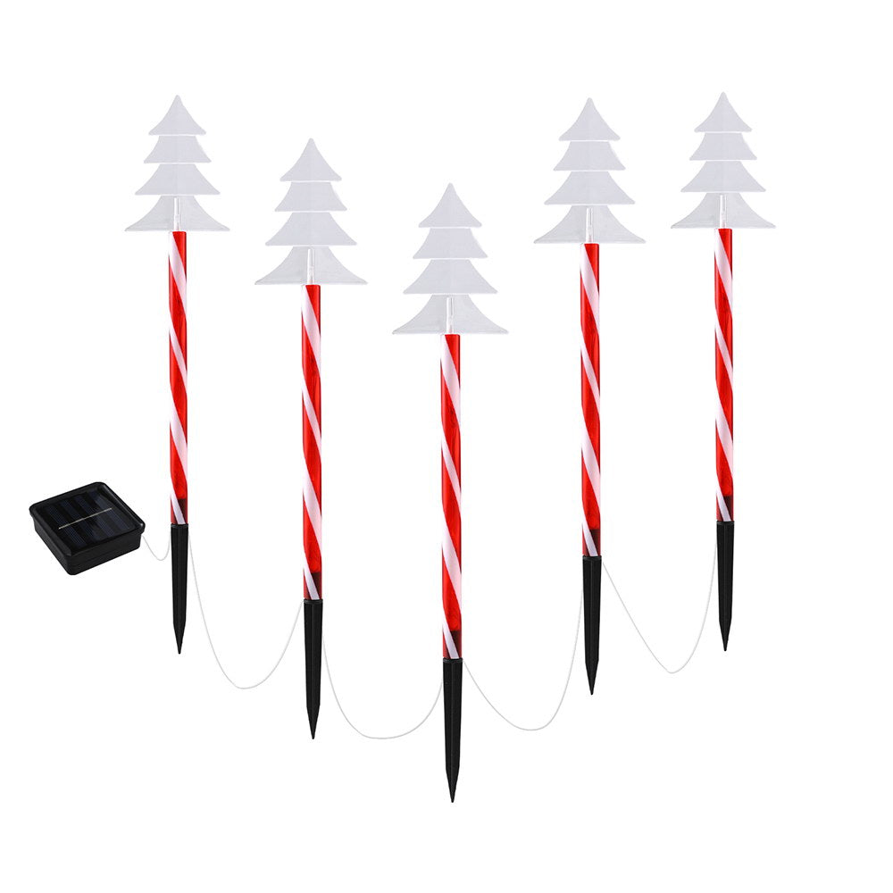 25 LED 5 PCS Christmas Lights Path Ground Light Garden Decorations Jingle Jollys - ShopFrenzy