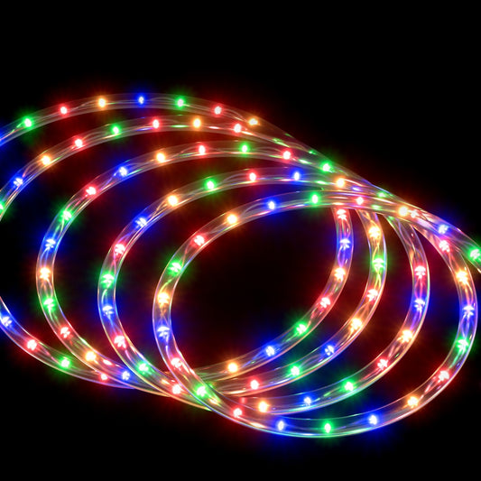 20M Christmas Lights String Rope Light Decorations 600 LED Colorful Jingle Jollys - ShopFrenzy