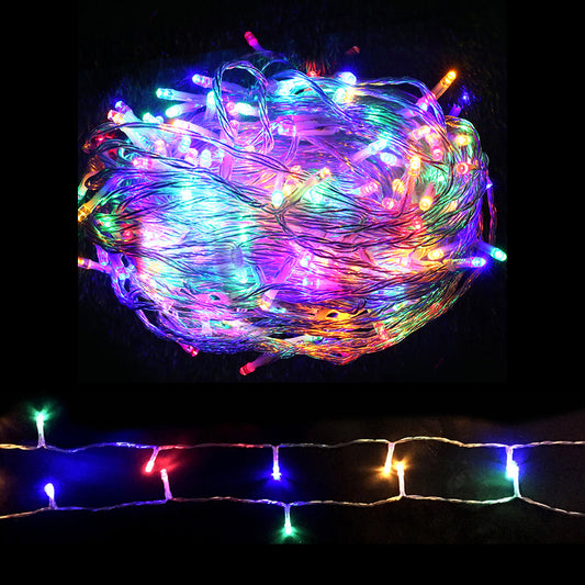 100M Christmas Lights String Fairy Light 500 LED Colourful Jingle Jollys - ShopFrenzy
