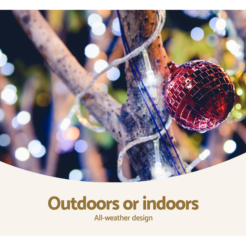 100M Christmas Lights String Fairy Light 500 LED Cool White Jingle Jollys - ShopFrenzy