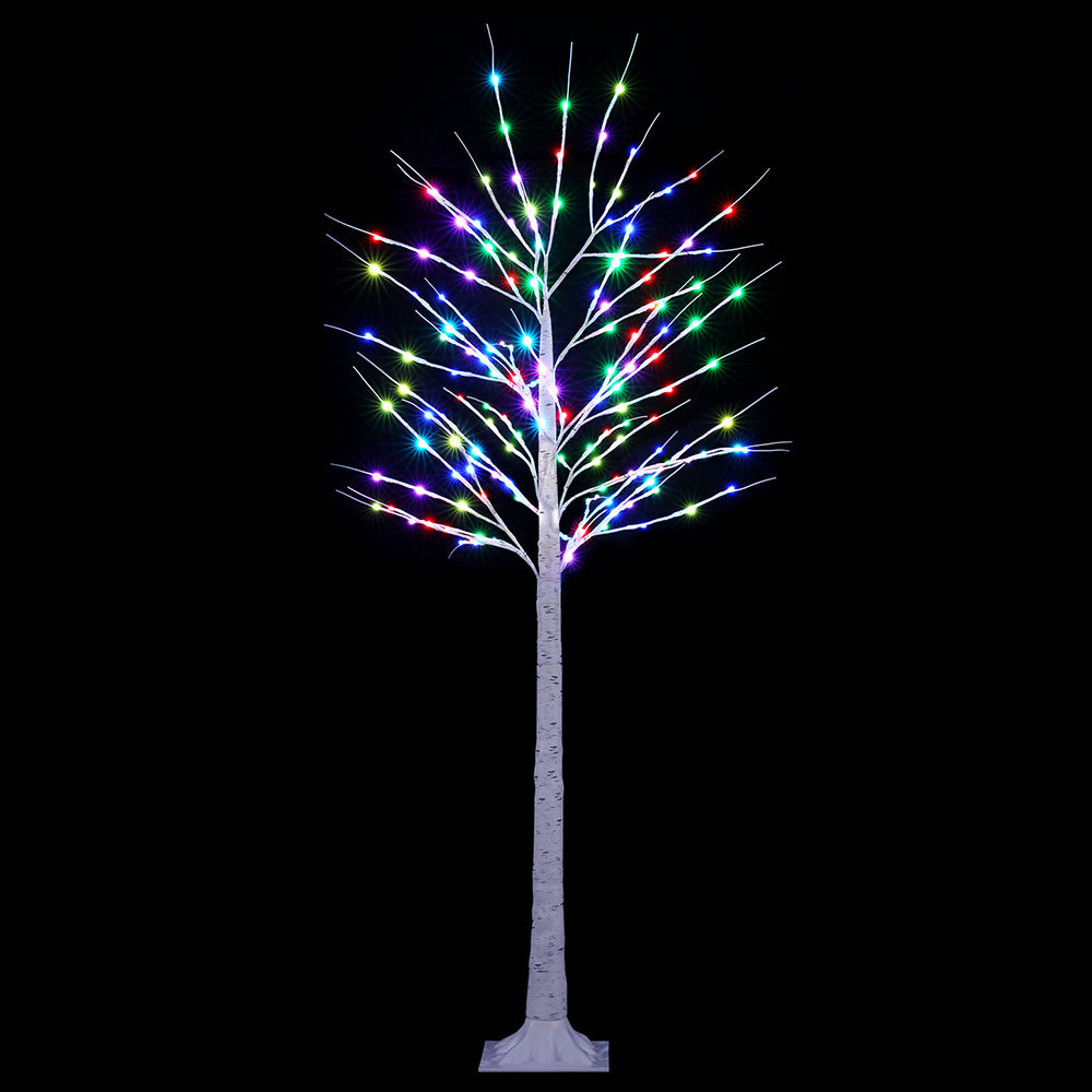1.7M Christmas Tree 120 RGB LED Lights Jingle Jollys - ShopFrenzy