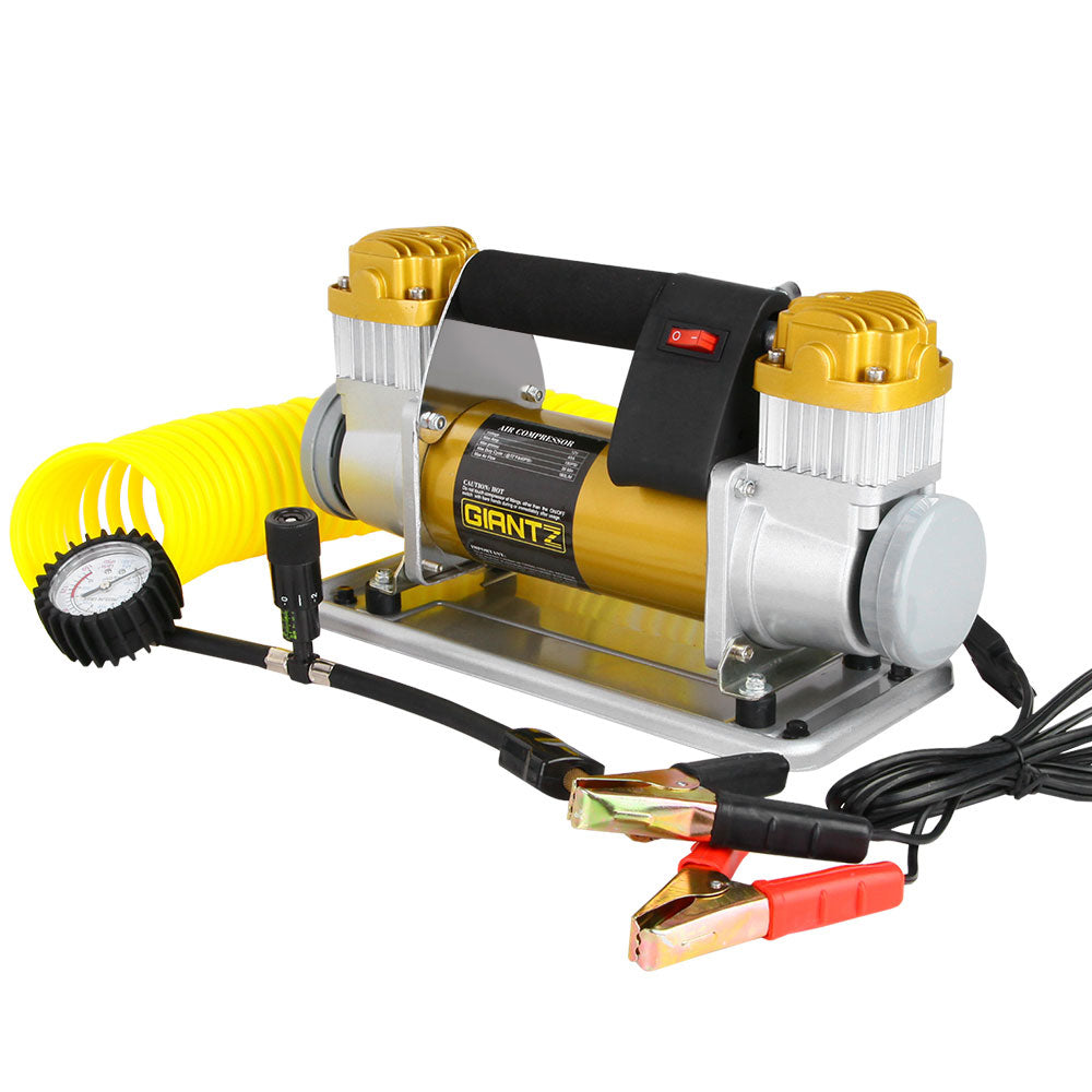 Giantz Air Compressor 12V 4x4 Tyre 200L/MIN Deflator Inflator Car Truck Portable - ShopFrenzy