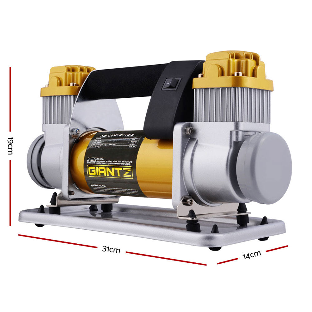 Giantz Air Compressor 12V 4x4 Tyre 200L/MIN Deflator Inflator Car Truck Portable - ShopFrenzy