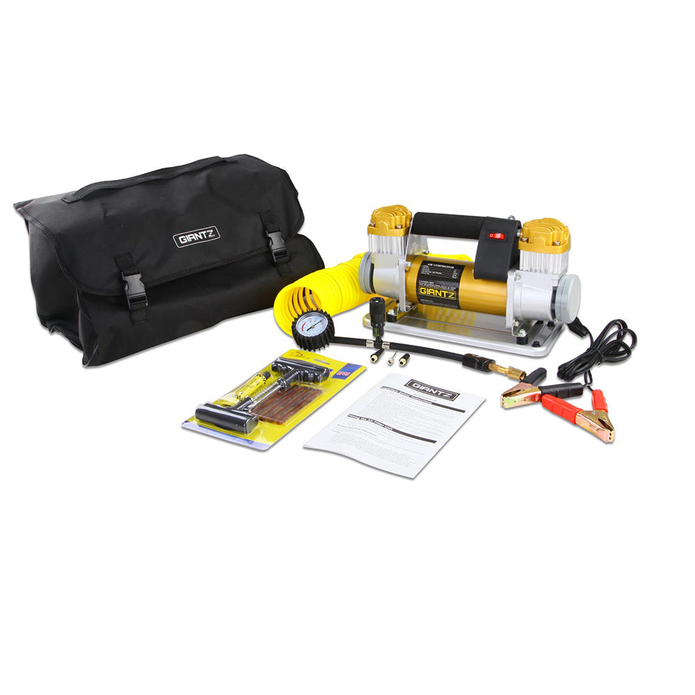 Giantz Air Compressor 12V 4x4 Tyre 200L/MIN Deflator Inflator Car Truck Portable - ShopFrenzy