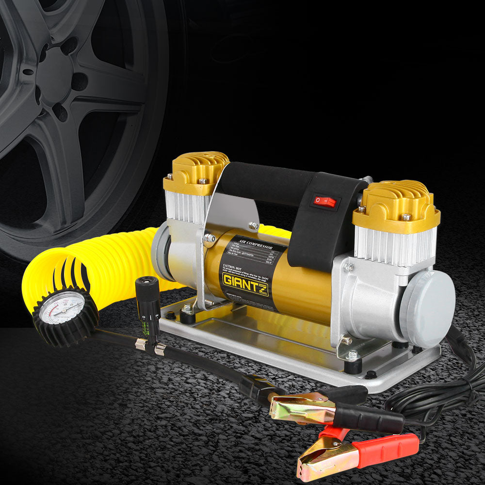 Giantz Air Compressor 12V 4x4 Tyre 200L/MIN Deflator Inflator Car Truck Portable - ShopFrenzy