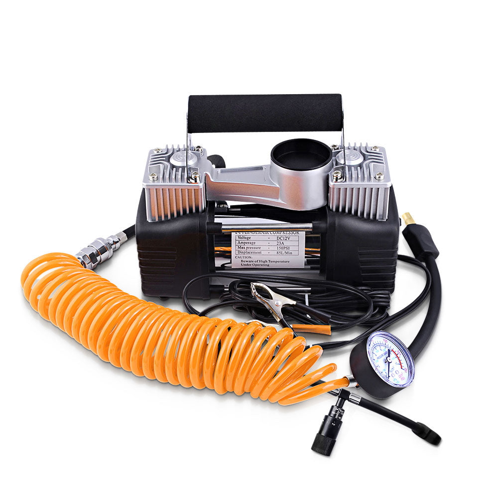 Giantz Air Compressor 12V 4x4 Tyre 85L/min Deflator Inflator Car Truck Portable - ShopFrenzy