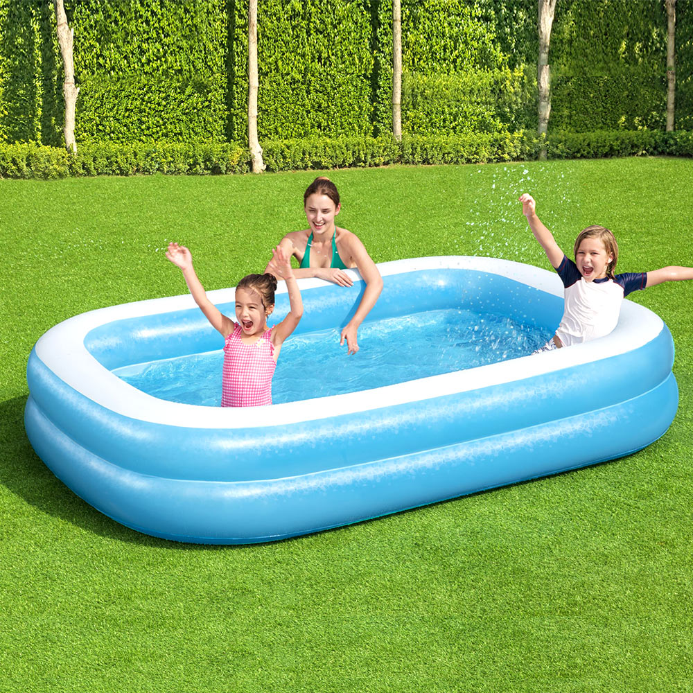 Bestway Kids Pool 262x175x51cm Inflatable Above Ground Swimming Pools 778L - ShopFrenzy