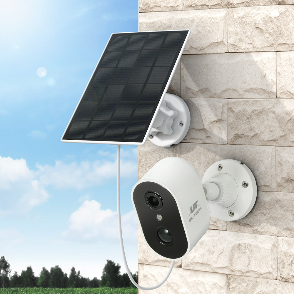 UL-tech 1080P Wireless Security IP Camera Rechargeable Outdoor CCTV Solar Panel - ShopFrenzy