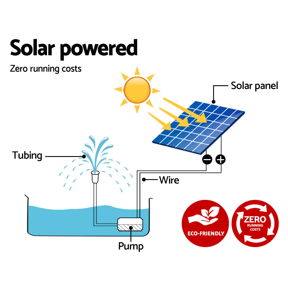 Gardeon Solar Pond Pump 4.6FT - ShopFrenzy