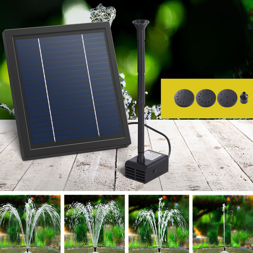 Gardeon Solar Pond Pump Submersible Water Fountain Kit 6.1FT - ShopFrenzy