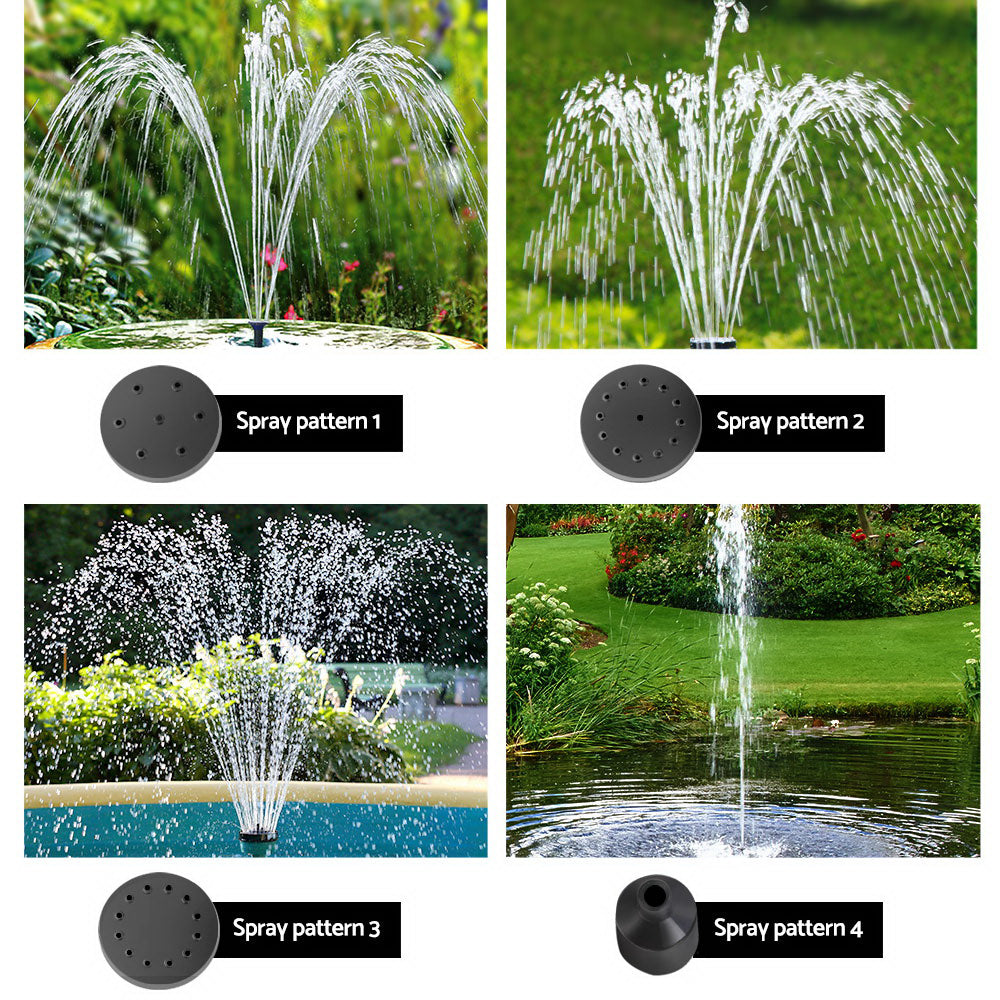 Gardeon Solar Pond Pump Submersible Water Fountain Kit 4FT - ShopFrenzy