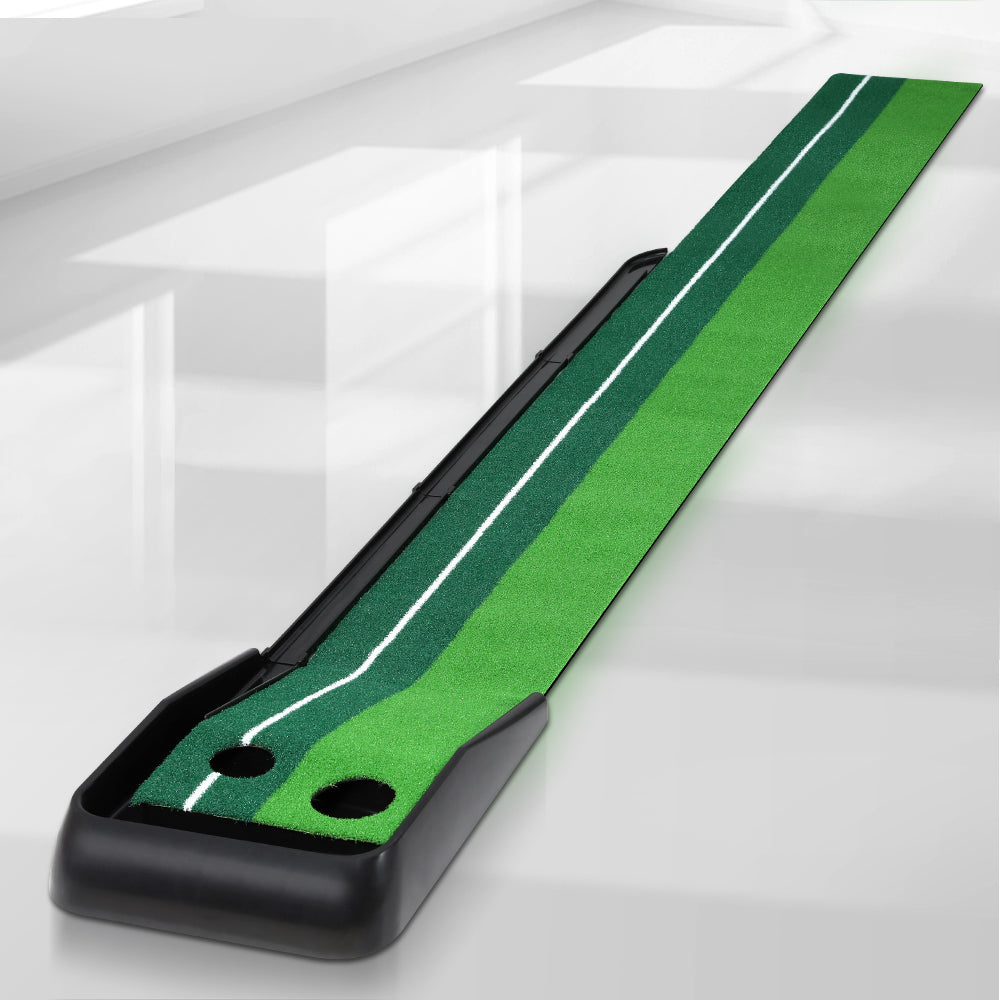 Everfit 3M Golf Putting Practice Mat Auto Return Putter Indoor Outdoor Training - ShopFrenzy