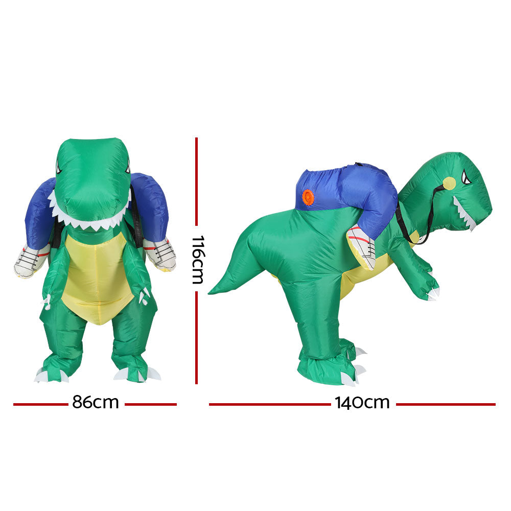 Inflatable Dinosaur Costume Adult Suit Blow Up Party Fancy Dress Halloween Cosplay - ShopFrenzy