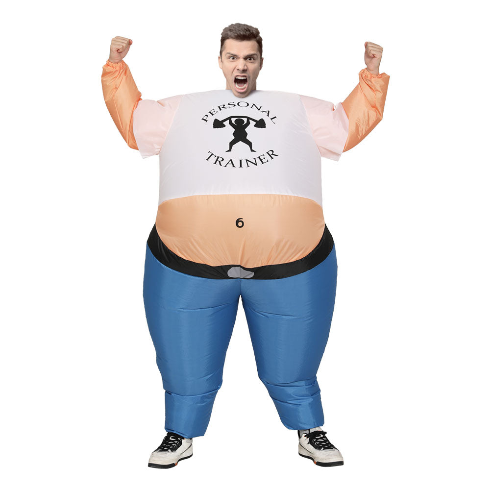 Inflatable Samson Costume Adult Suit Blow Up Party Fancy Dress Halloween Cosplay - ShopFrenzy
