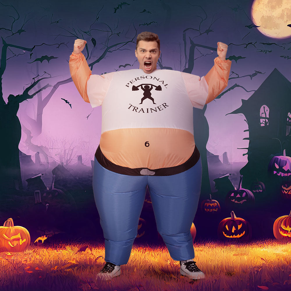 Inflatable Samson Costume Adult Suit Blow Up Party Fancy Dress Halloween Cosplay - ShopFrenzy