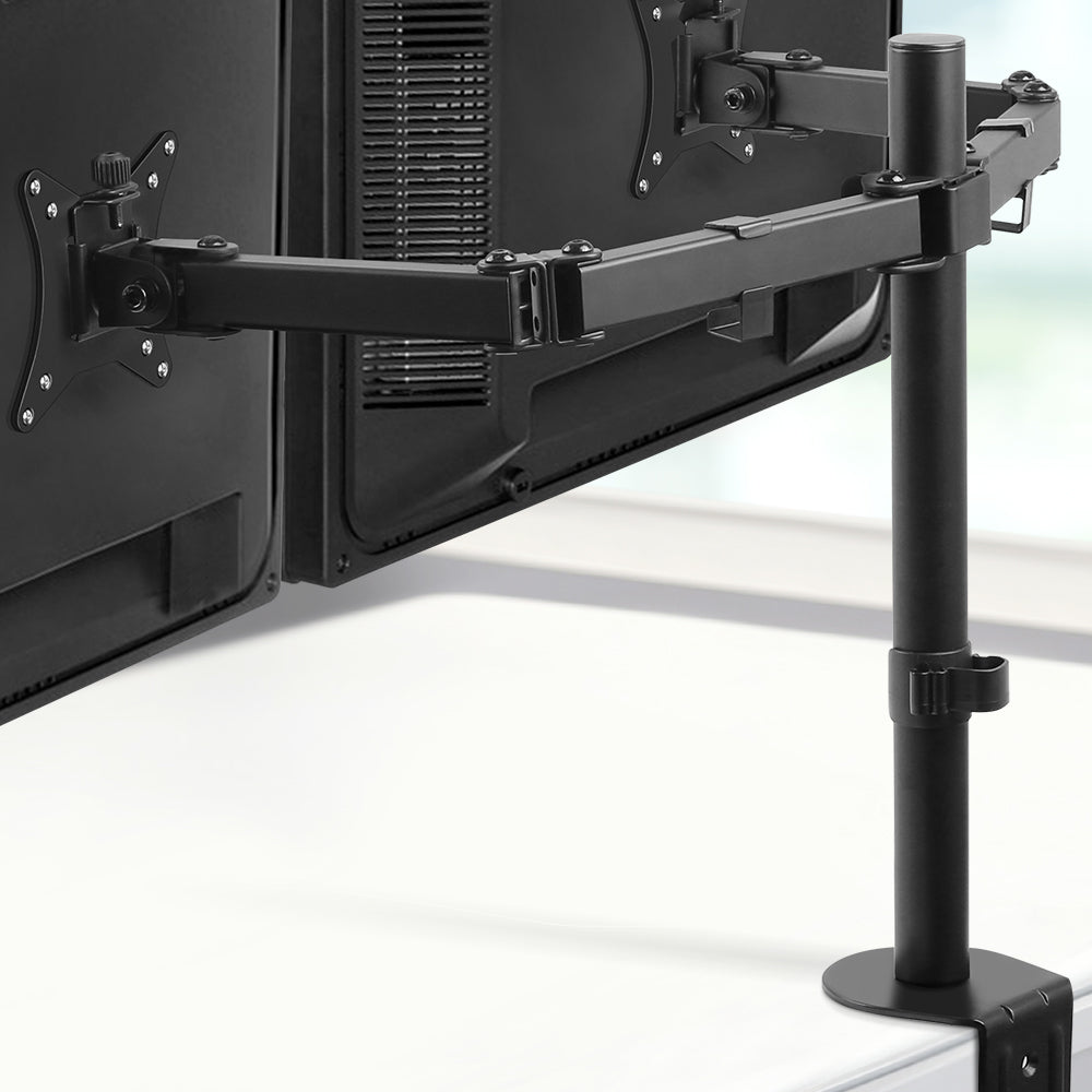 Artiss Monitor Arm Dual Desk Mount Screen Bracket Holder - ShopFrenzy