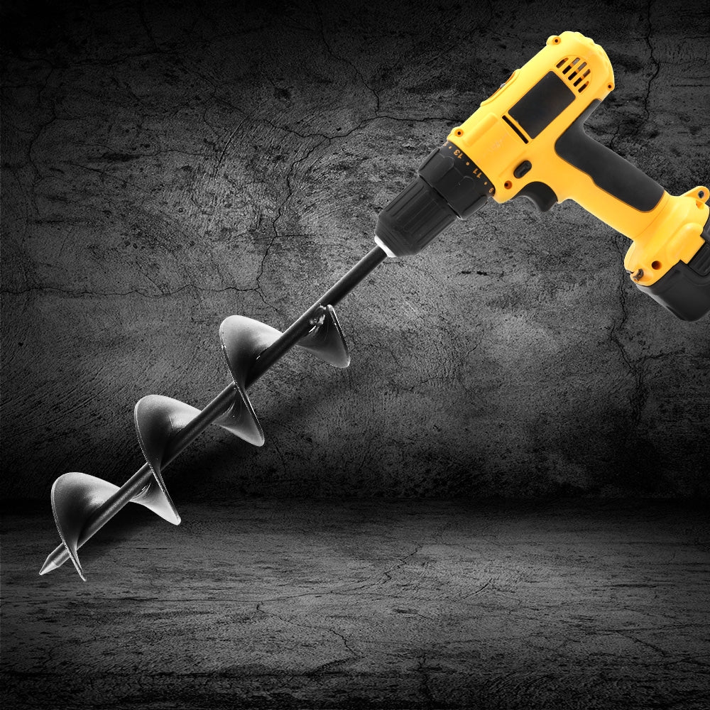 GIANTZ Power Garden Auger Small Earth Planter 75 X 300MM Black - ShopFrenzy