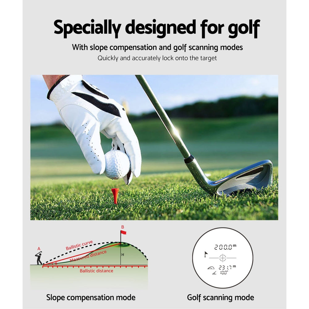 Golf Laser Range Finder 600M Hunting Rangefinder Distance Height Speed Measure - ShopFrenzy