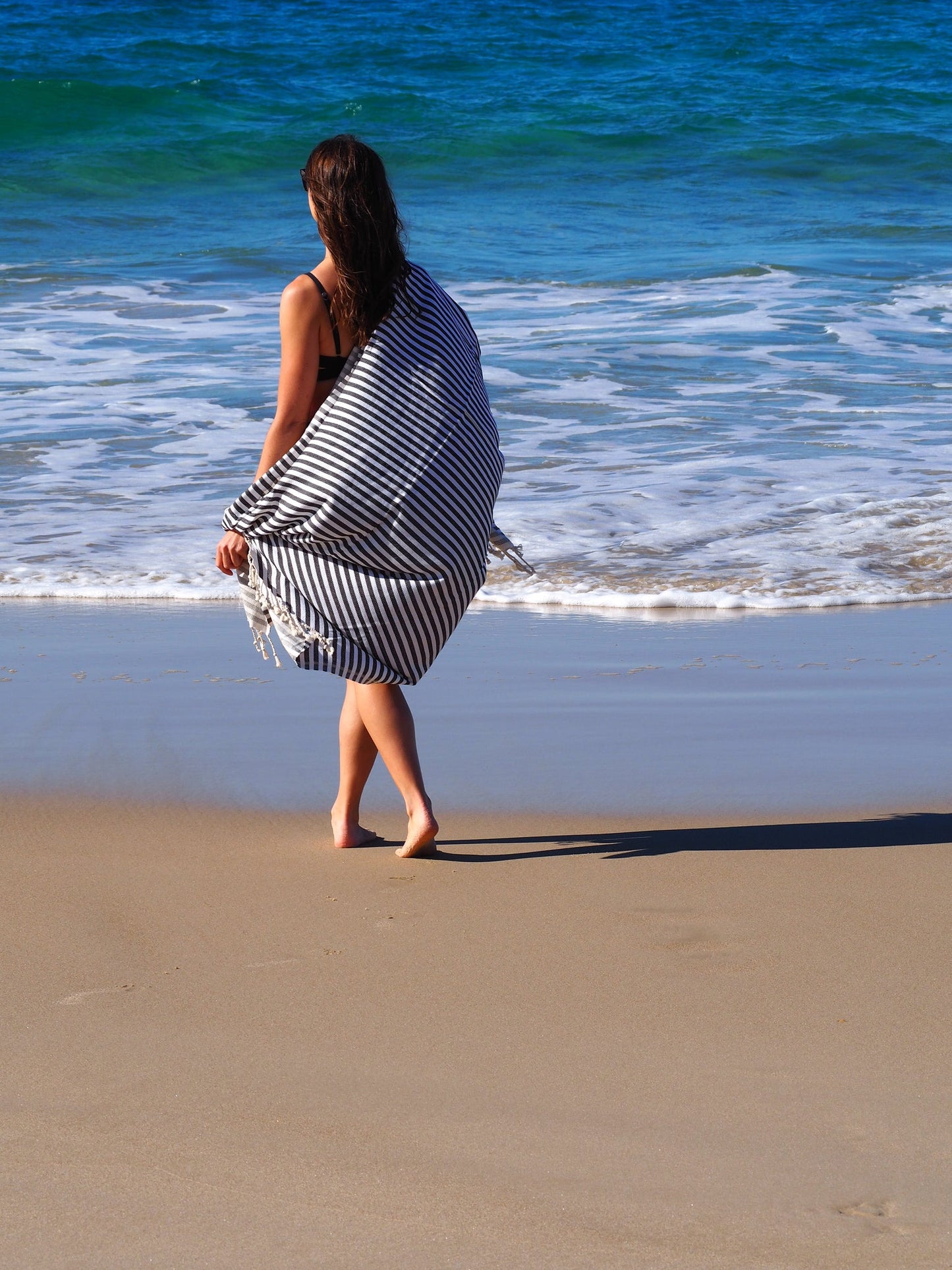 PORTSEA TURKISH COTTON TOWEL - MIDNIGHT - ShopFrenzy