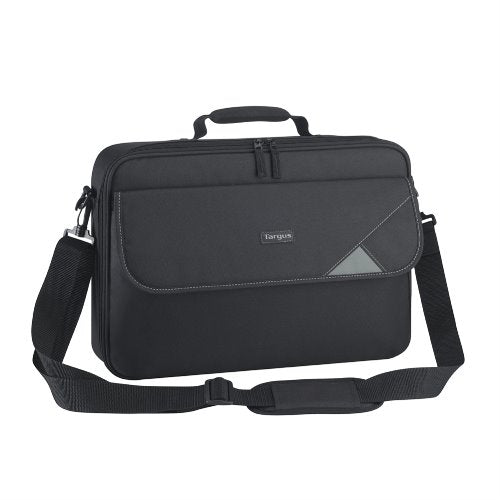 Targus 15.6' Intellect Bag Clamshell Laptop Case with Padded Laptop Compartment - Black - ShopFrenzy