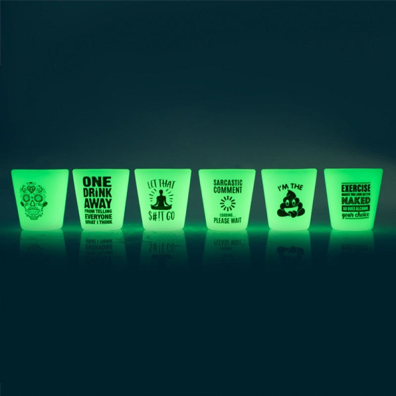 Glow-in-the-Dark Shot Glass (SENT AT RANDOM) - ShopFrenzy