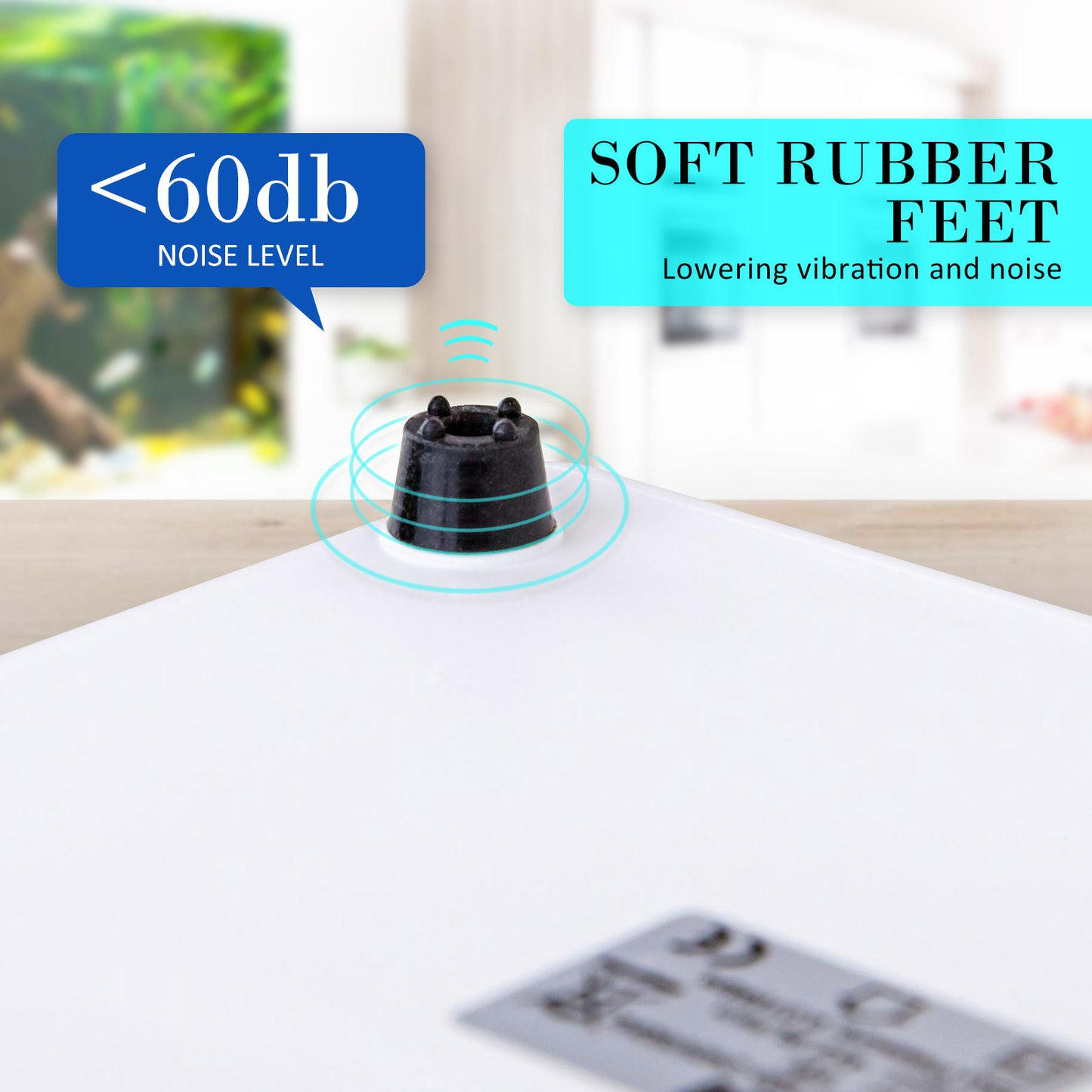 Aquarium Air Pump Oxygen Hydroponic 4 Outlet 670L/H 8W WHITE - ShopFrenzy