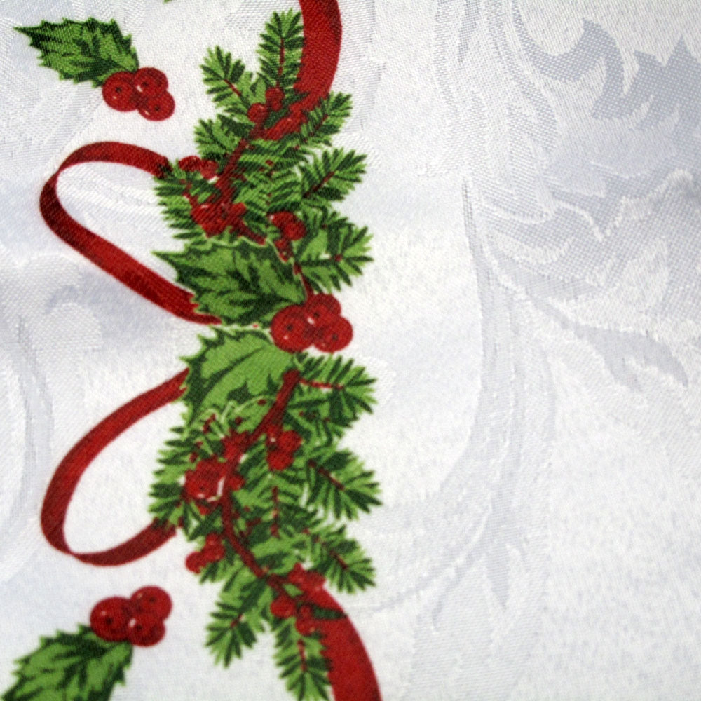 Set of 4 Ornate Christmas Xmas Festival Jacquard Napkins - ShopFrenzy