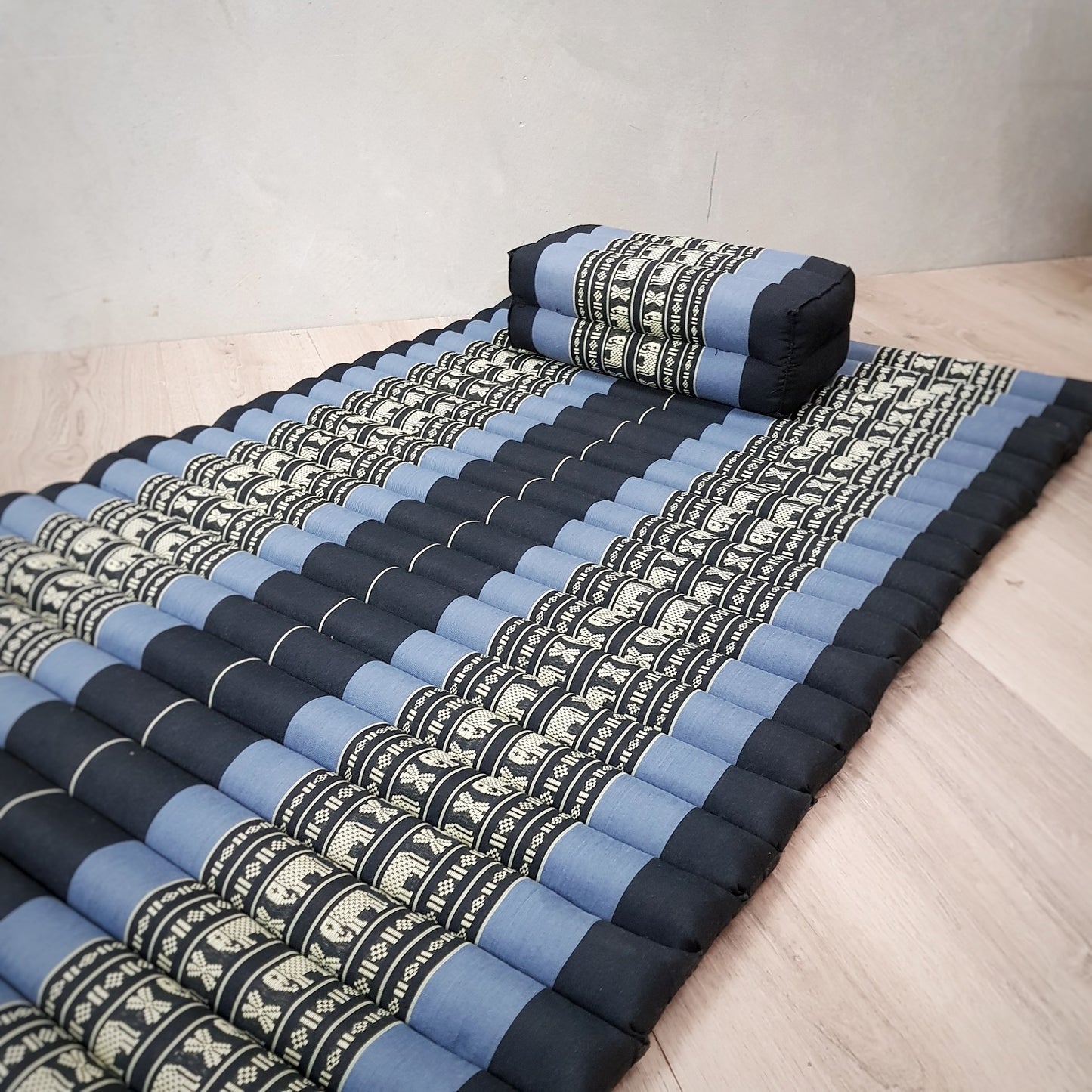 Roll Up Foldable Mattress + Pillow Block Set BlueEle - ShopFrenzy