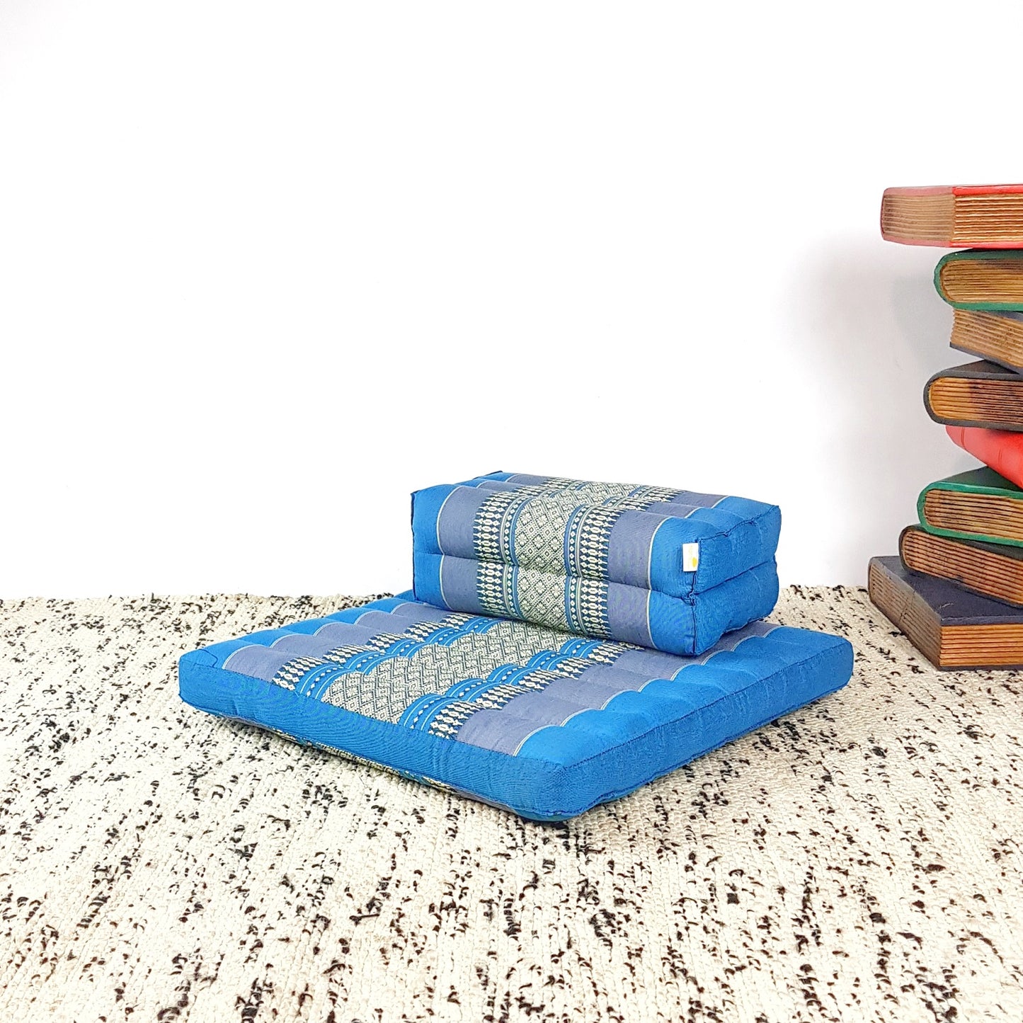 Meditation Cushion + Seating Block Set Blue - ShopFrenzy