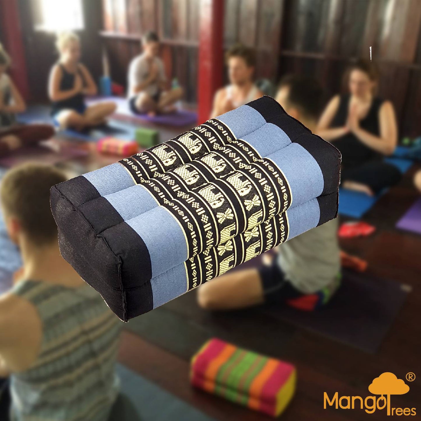 Yoga Block Meditation Cushion BlueEle - ShopFrenzy