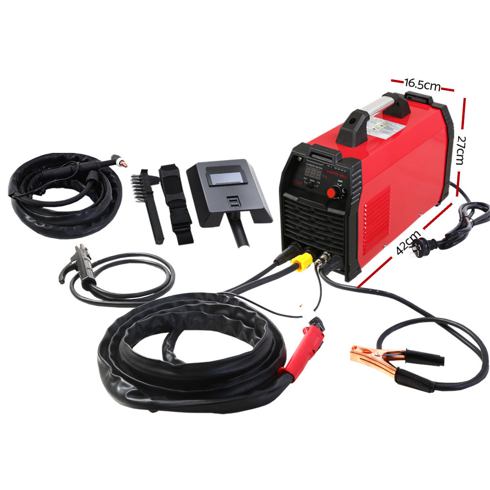 Giantz 140Amp Inverter Welder Plasma Cutter Gas DC iGBT Portable Welding Machine - ShopFrenzy