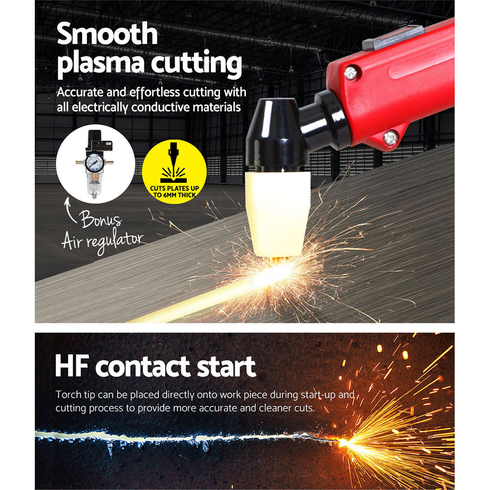 Giantz 140Amp Inverter Welder Plasma Cutter Gas DC iGBT Portable Welding Machine - ShopFrenzy