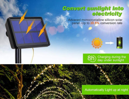 200 Waterproof LED Solar Fairy Light Outdoor with 8 Lighting Modes for Home,Garden and Decoration ShopFrenzy