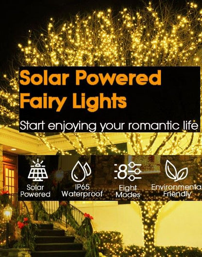 200 Waterproof LED Solar Fairy Light Outdoor with 8 Lighting Modes for Home,Garden and Decoration ShopFrenzy
