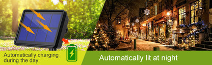 20m 200 LED Solar Powered Outdoor Lights with 8 Lighting Modes and Waterproof for Home,Garden and Decoration ShopFrenzy