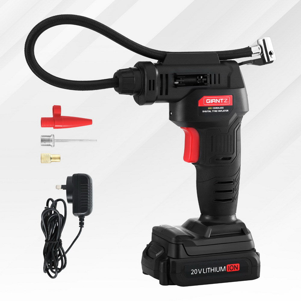 Giantz 20V Air Compressor 120PSI Electric Portable Air Inflator LED Light