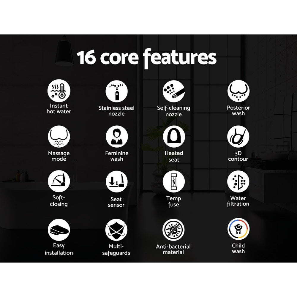 Cefito Bidet Electric Toilet Seat Cover Knob Control - ShopFrenzy